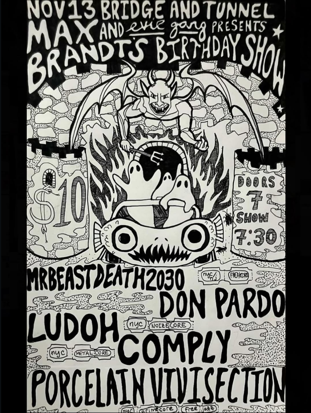 Birthday Show Flyer